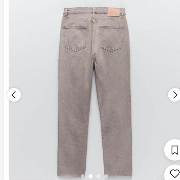 ZARA PREMIUM JEANS IN TAUPE PREMIUM DENIM COLLECTION - Picture 3 of 10